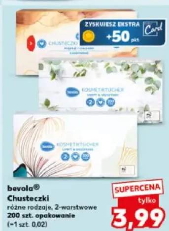 Chusteczki różne rodzaje, 2-warstwowe 200szt. opakowanie