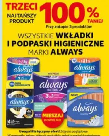 Wkładki i podpaski higieniczne