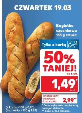 Bagietka czosnkowa