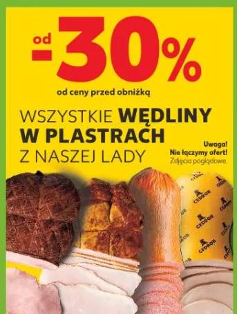 Wędliny w plastrach z naszej łady