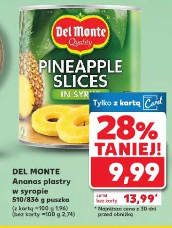 Ananas plastry w syropie
