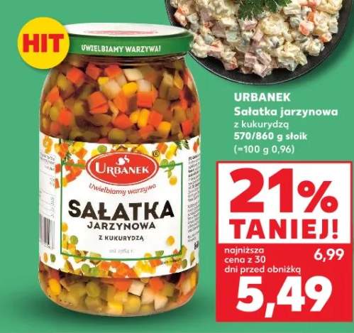 Sałatka jarzynowa z kukurydzą