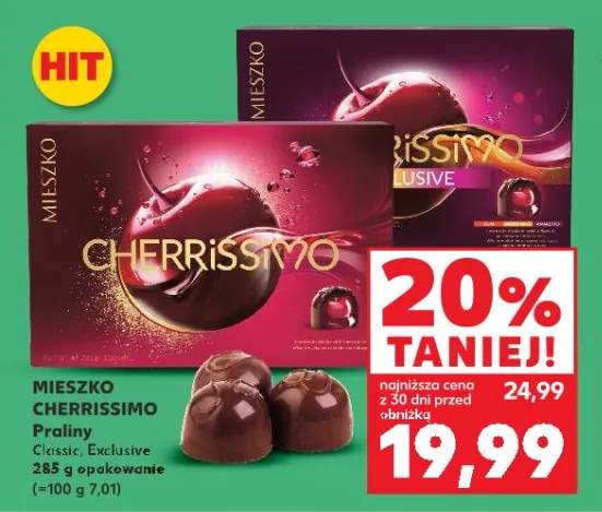 Praliny Cherrissimo Classic, Exclusive