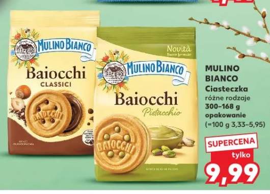 Ciasteczka Baiocchi różne rodzaje