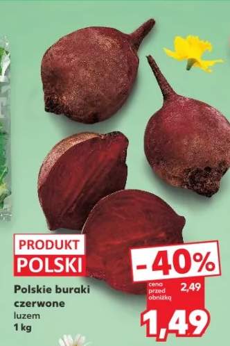 Buraki czerwone luzem