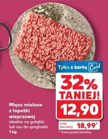 Mięso mielone z łopatki wieprzowej idealne na gołąbki lub sos do spaghetti