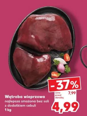 Wątroba wieprzowa najlepsze smażona bez soli z dodatkiem cebuli