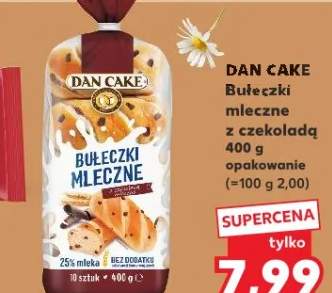 Bułeczki mleczne z czekoladą 400g opakowanie