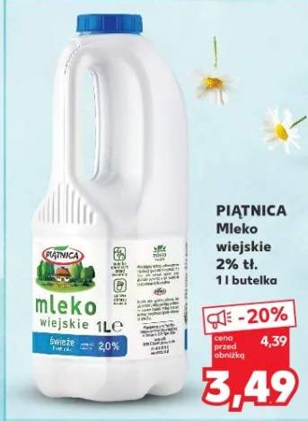 Mleko wiejskie 2% tł.