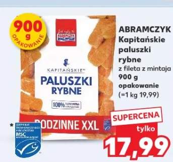 Paluszki rybne z kiesz mintaja