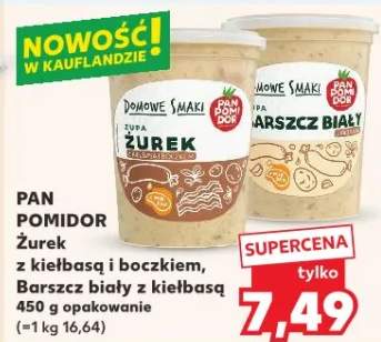 Żurek z kiełbasą i boczkiem, Barszcz biały z kiełbasą