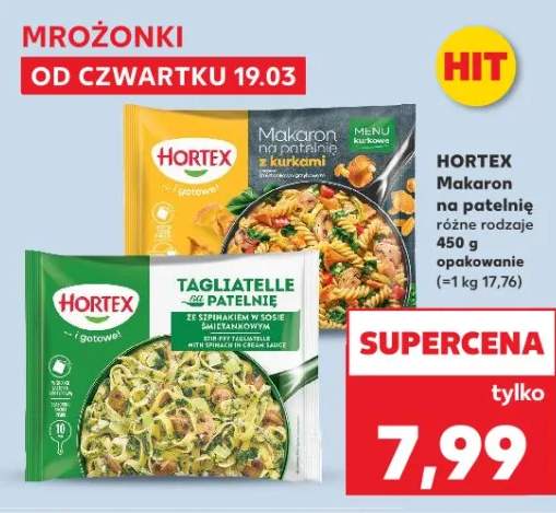 Makaron na patelnię różne rodzaje