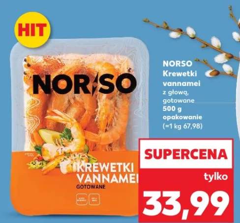 Krewetki vannamei z głową, gotowane