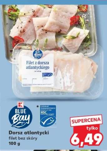 Dorsz atlantycki filet bez skóry