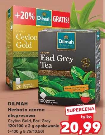 Herbata czarna ekspresowa Ceylon Gold, Earl Grey