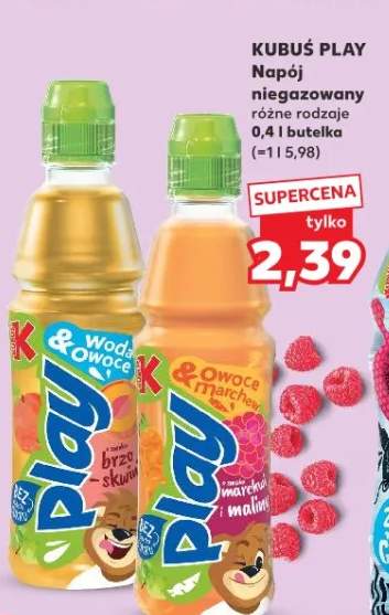 Napój niegazowany różne rodzaje