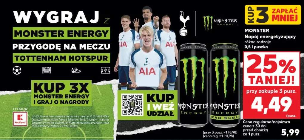 Napój energetyzujący różne rodzaje