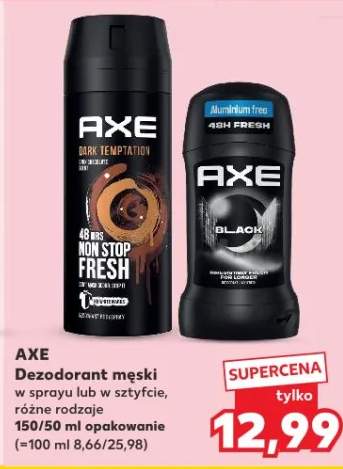 Dezodorant męski w sprayu lub w sztyfcie, różne rodzaje