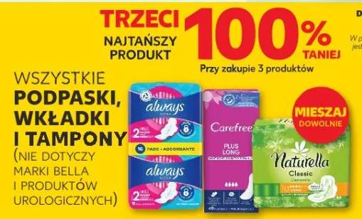 Podpaski, wkładki i tampony