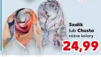Szalik lub chusta różne kolory