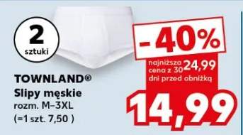 Slipy męskie rozm. M-3XL (=1 szt. 7,50)