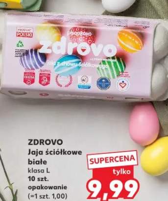 Jaja ściółkowe białe klasa L