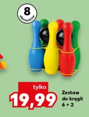 Zestaw do kręgli 6 + 2