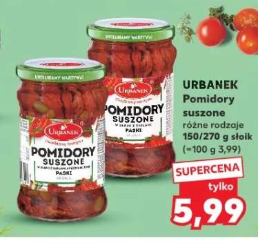 Pomidory suszone różne rodzaje