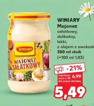 Majonez sałatkowy, delikatny, lekki, z olejem z awokado