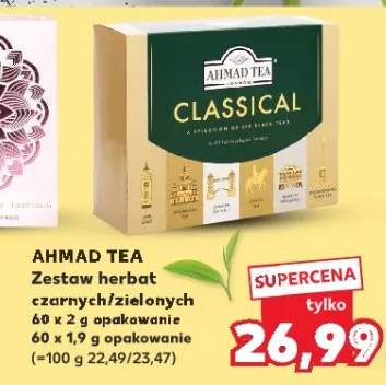 Zestaw herbat czarnych/zielonych