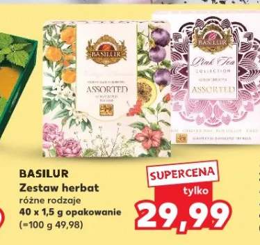 Zestaw herbat różne rodzaje