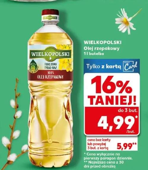 Olej rzepakowy 1l butelka