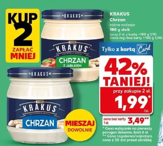 Chrzan z jabłkiem różne rodzaje