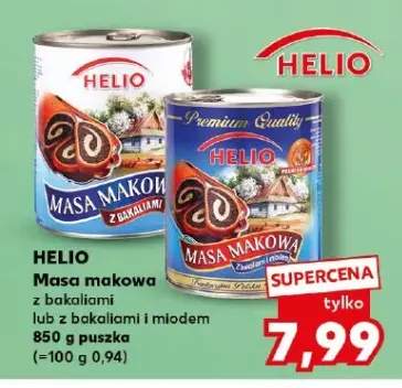 Masa makowa z bakaliami lub z bakaliami i miodem