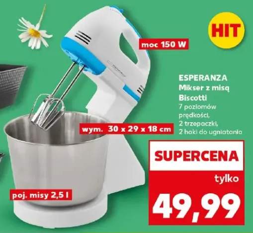 Mikser z misą Biscotti