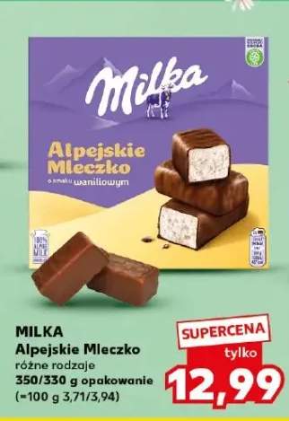 Alpejskie mleczko różne rodzaje