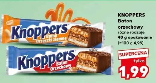 Baton orzechowy różne rodzaje