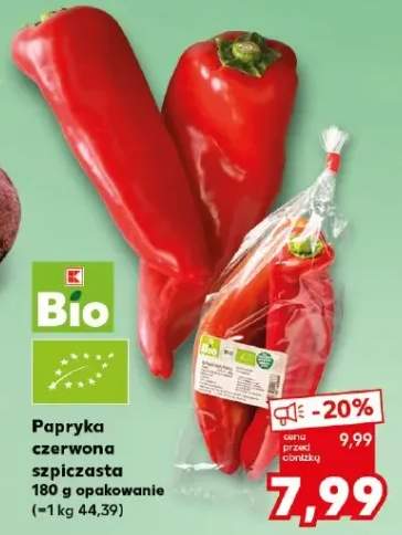 Papryka czerwona szpiczasta