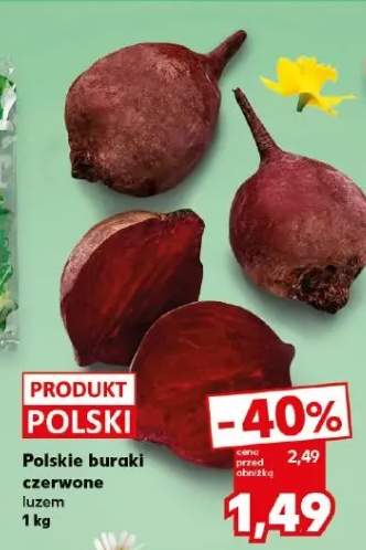 Polskie buraki czerwone luzem