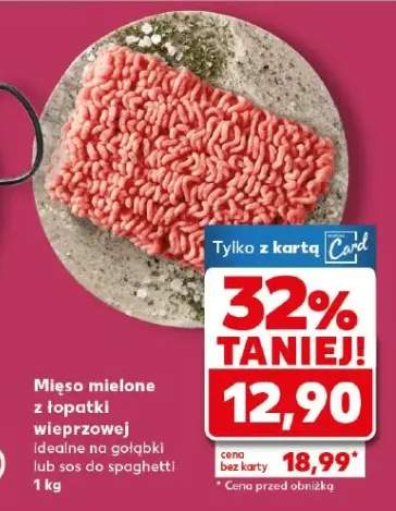 Mięso mielone z łopatki wieprzowej