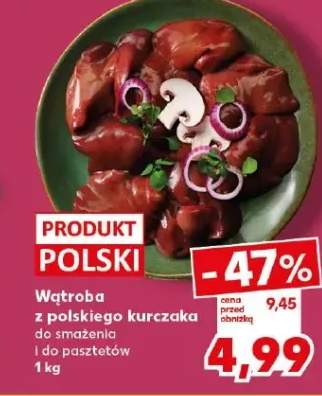 Wątroba z polskiego kurczaka