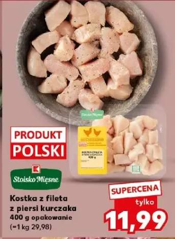 Kostka z fileta z piersi kurczaka
