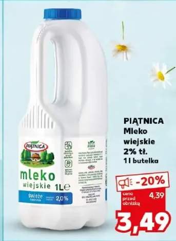 Mleko wiejskie 2% tł.