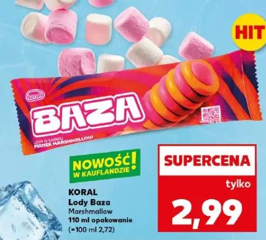 Lody Baza marshmallow