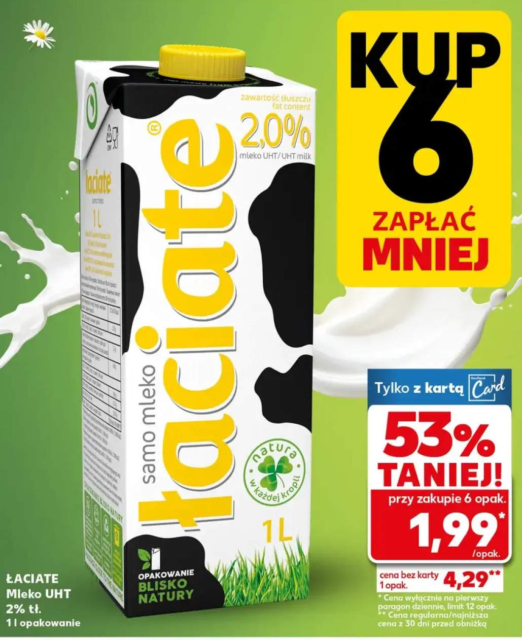 Mleko UHT 2% tł.