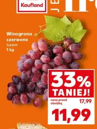 Winogrona czerwone luzem