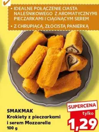 Krokiety z pieczarkami i serem Mozzarella