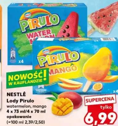 Lody Pirulo watermelon, mango