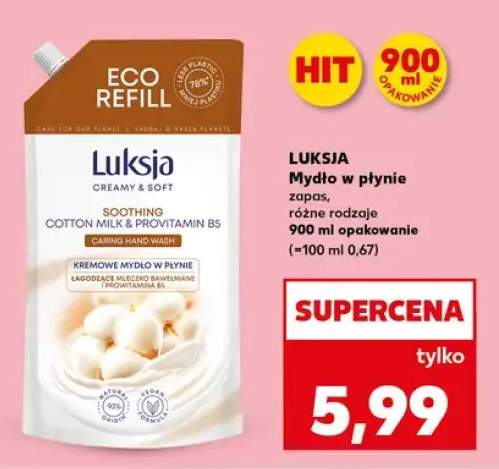 Mydło w płynie zapas różne rodzaje