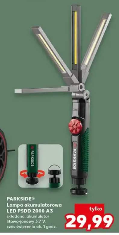 Lampa akumulatorowa LED PSDD 2000 A3